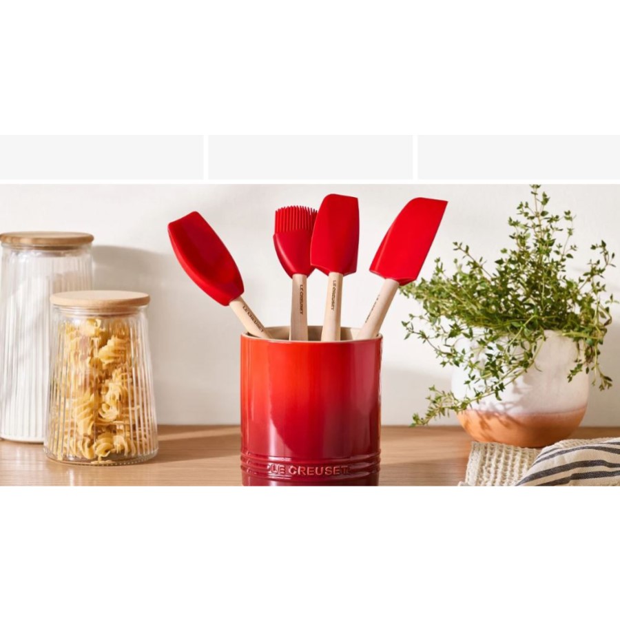 additioanl image for  Le Creuset Sign Utensil Jar B/Green 1.1L 